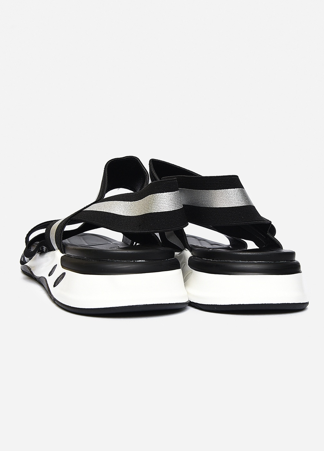 Пляжные сандалии мужские чорно-серого цвета текстиль Let's Shop