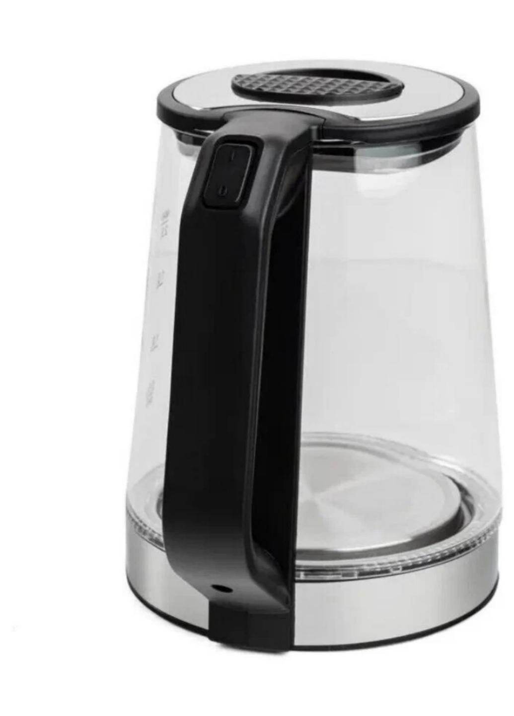 Чайник электрический из прочного жаропрочного стекла 1.8л 1800W Besser Glass 10367 чёрный