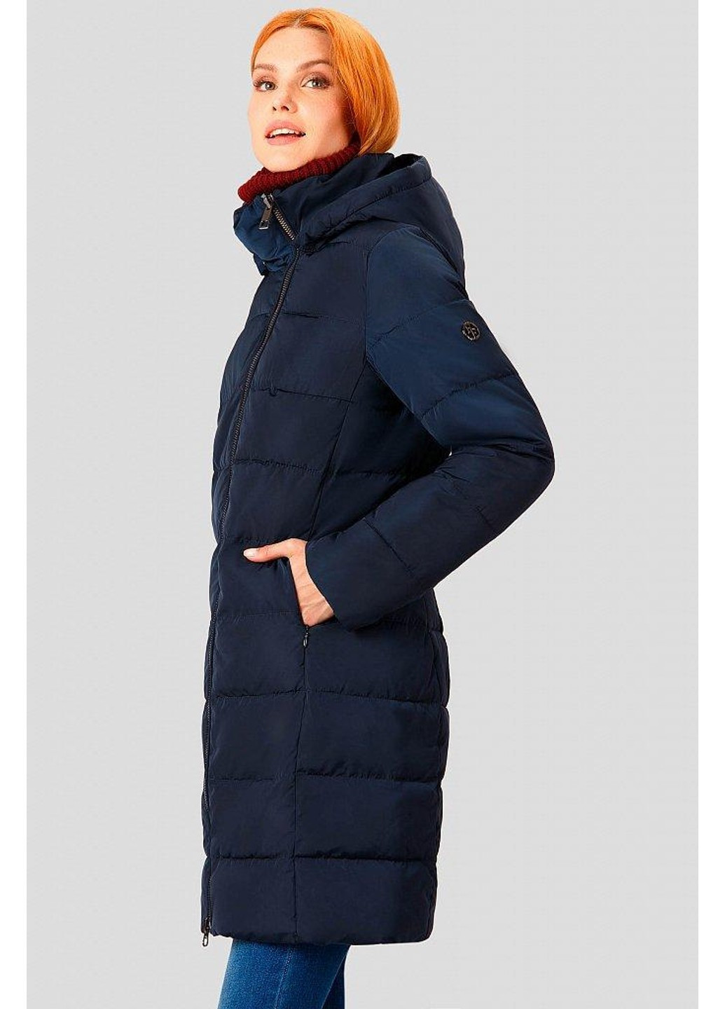 Темно-синяя зимняя зимняя куртка a18-11027-101 Finn Flare