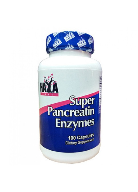 Super Pancreatin Enzymes 100 Caps Haya Labs (259967119)