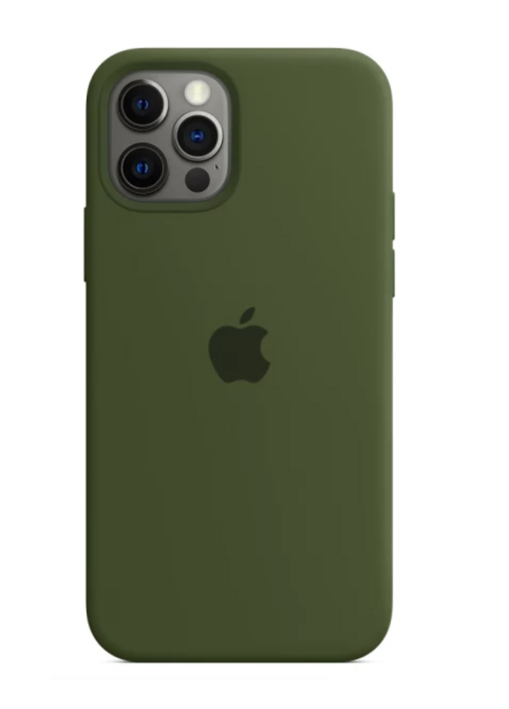 Чехол для iPhone 12/12 Pro Silicone Case Army Green No Brand (257339487)