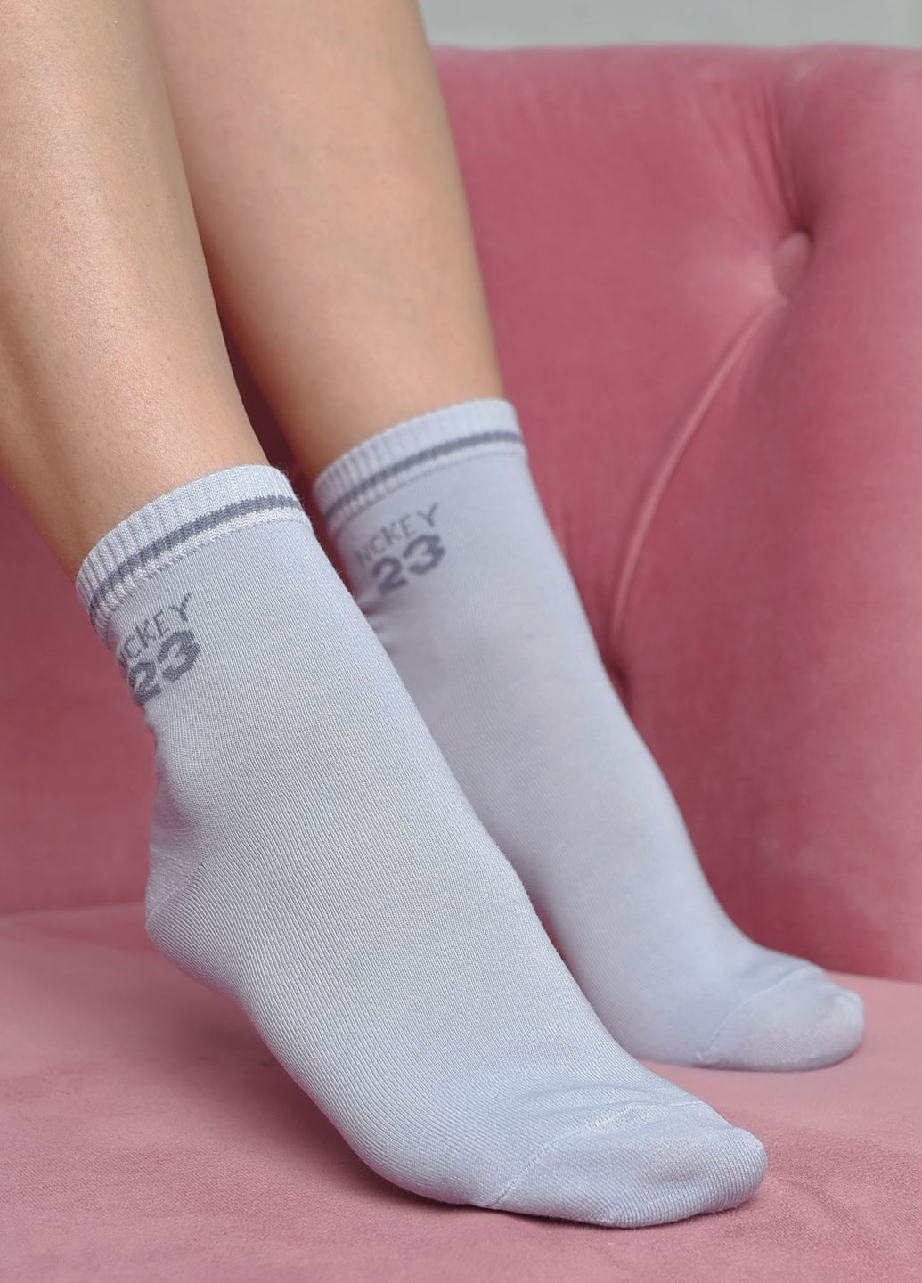 Шкарпетки жіночі стрейч блакитного кольору розмір 36-41 Let's Shop (271665164)