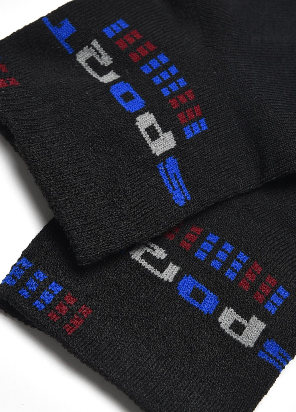 Шкарпетки чоловічі спортивні чорного кольору розмір 41-45 Let's Shop (278050387)