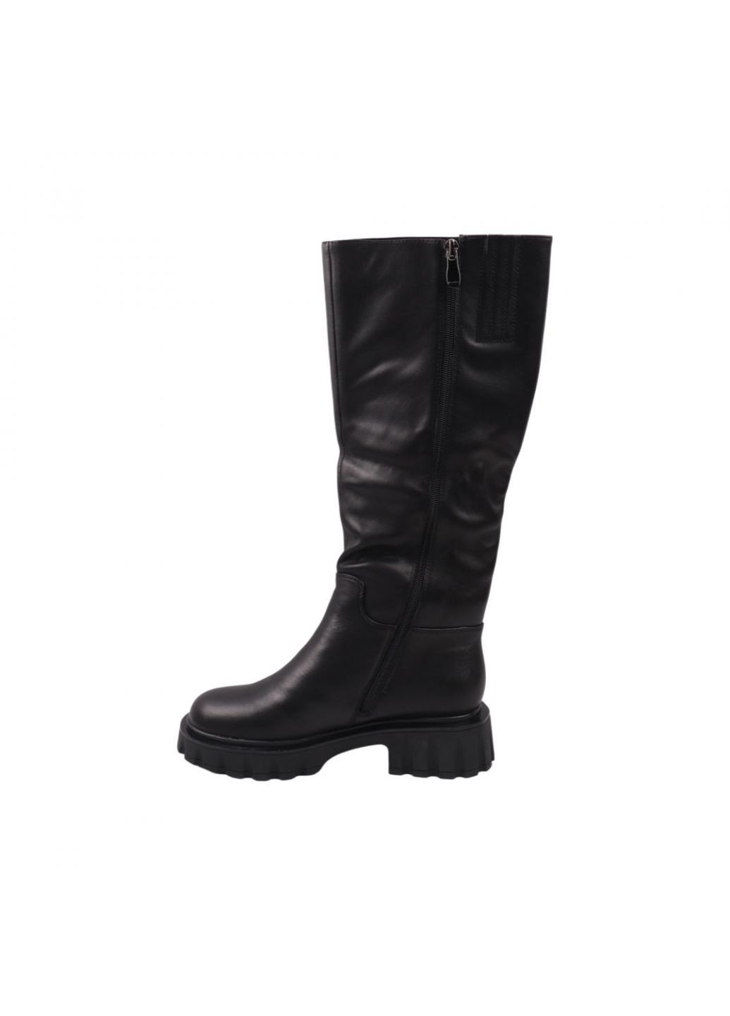 Чоботи жіночі чорні натуральна шкіра Molka 253-23ZSC (257443565)