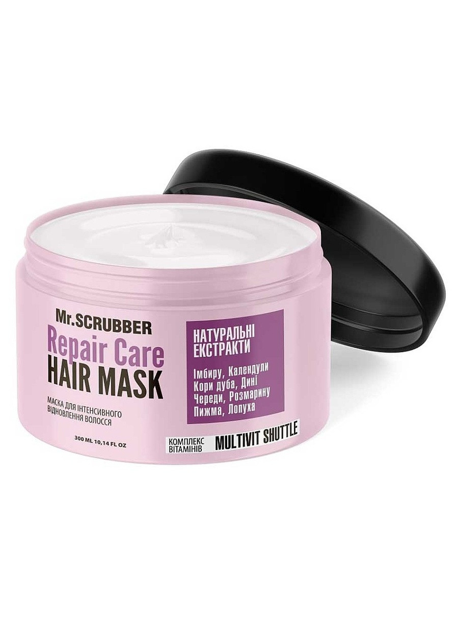 Маска для інтенсивного відновлення волосся Repair Care Hair Mask, 300 мл Mr. Scrubber (257332666)