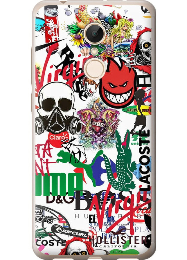 Силіконовий чохол 'Many different logos' для Endorphone xiaomi redmi 5 (257905922)