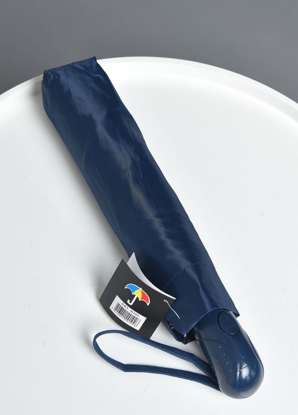 Зонт полуавтомат темно-синего цвета Let's Shop (269088918)