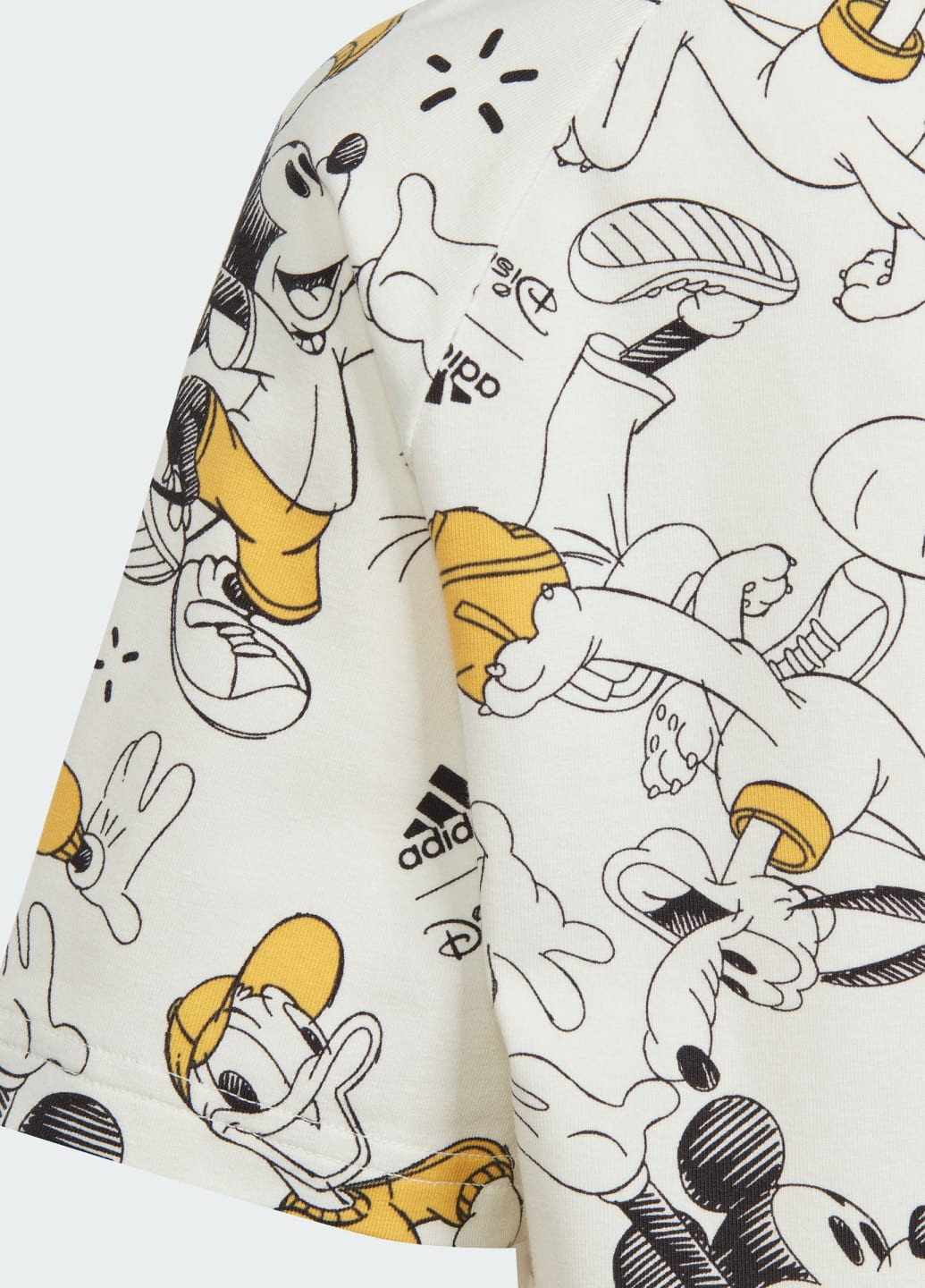 Біла демісезонна футболка x disney mickey mouse adidas