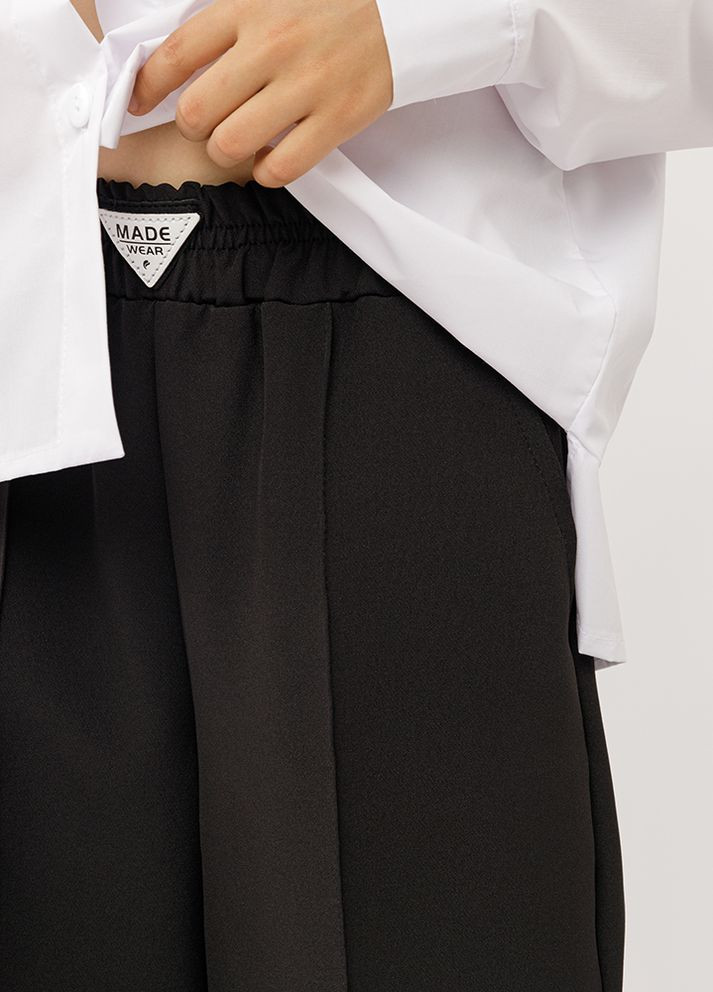 Штани для дівчинки колір чорний ЦБ-00221729 MyChance (260644477)