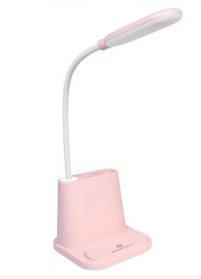 Led лампа multifunctional DESK LAMP Розовый с держателем для телефона No Brand (277949405)