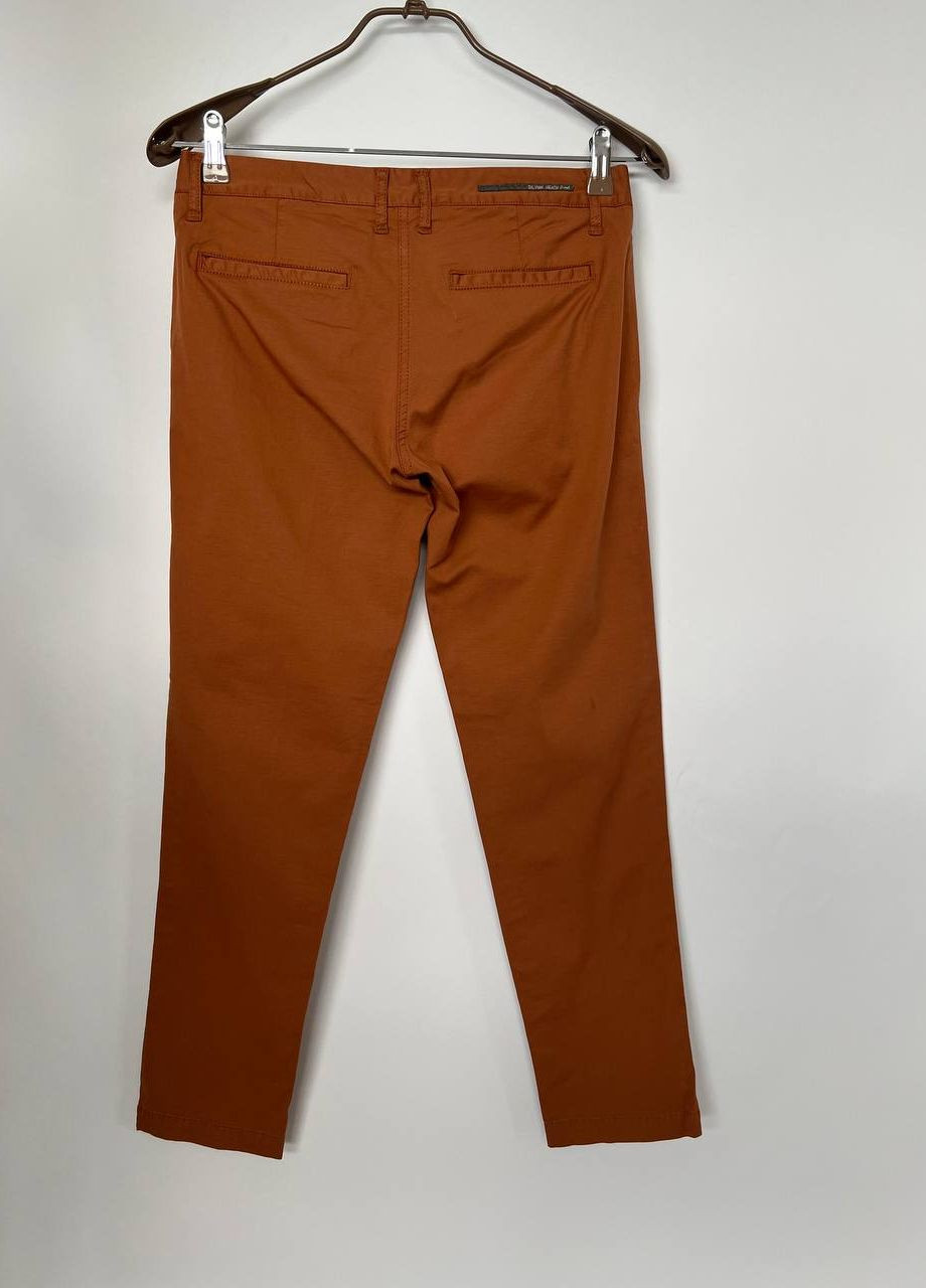 Коричневые классические демисезонные брюки Silvian Heach