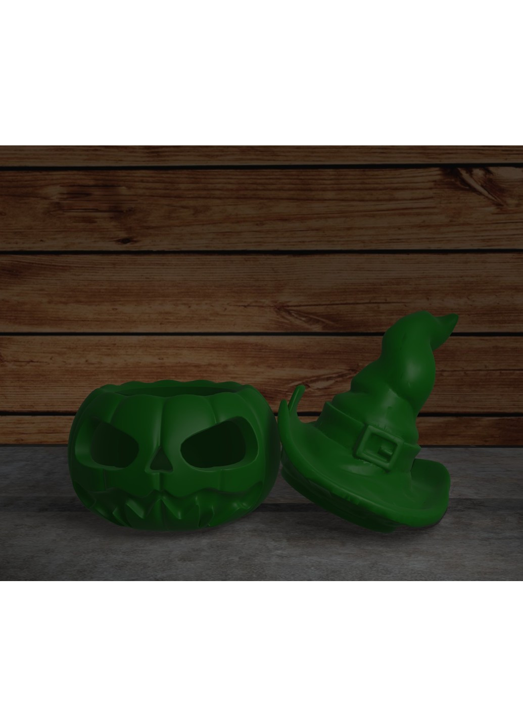 Гарбуз до Хеллоувіну з кришкою "ковпак леприкона" ЗаСвіт (266425145)