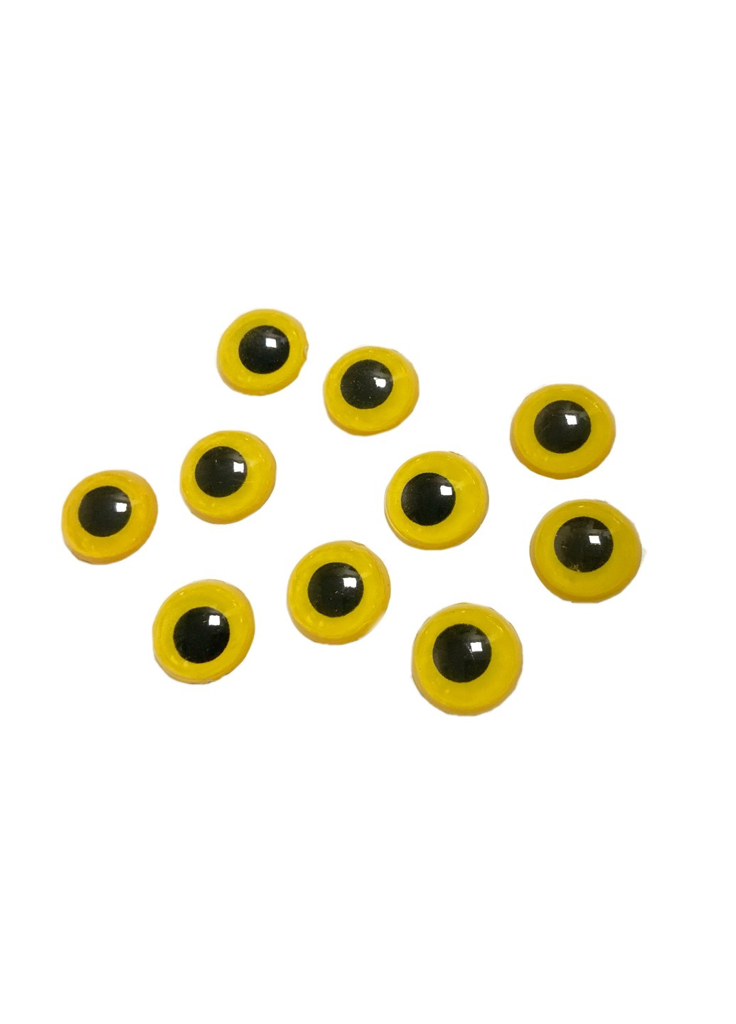 Оченята для іграшок без вій 10шт/14мм FROM FACTORY (260741393)