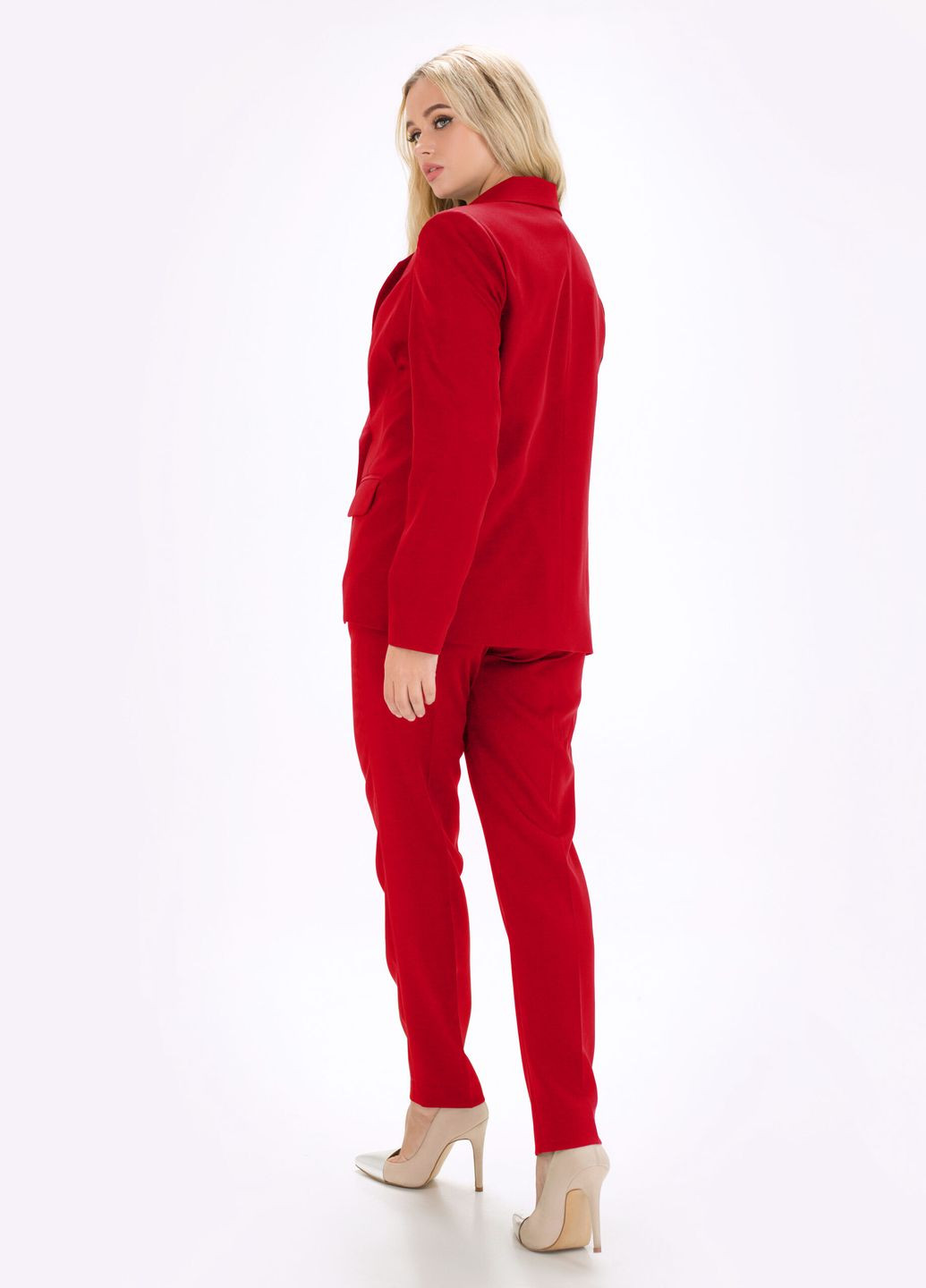 Красный женский пиджак густав красный Luzana -