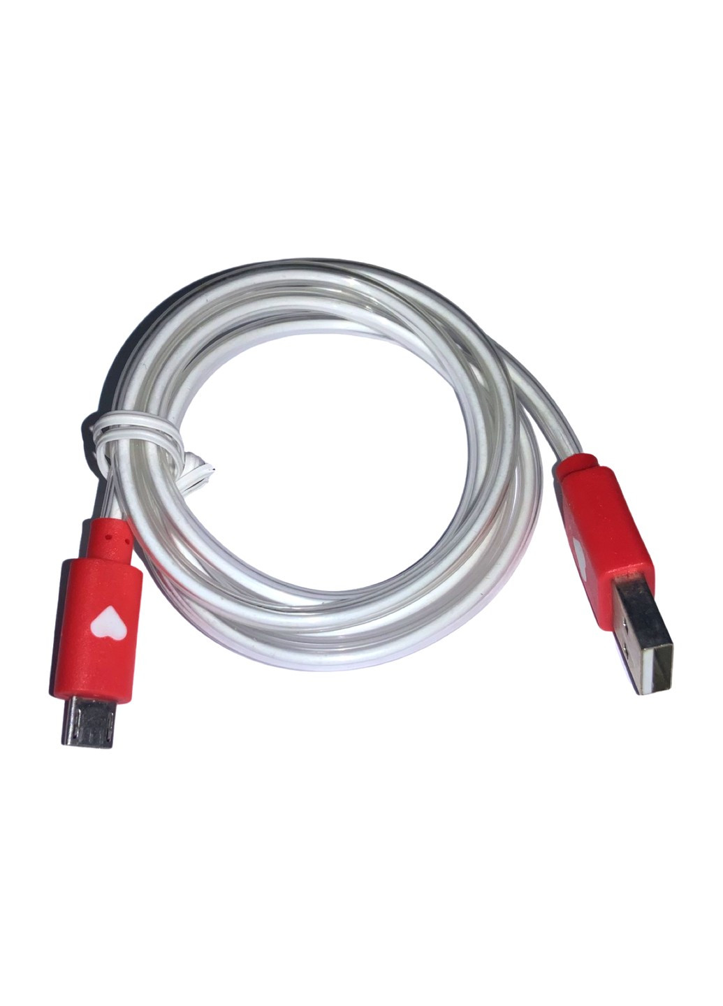 Кабель USB to micro USB с подсветкой наконечников 1м FROM FACTORY (260744398)