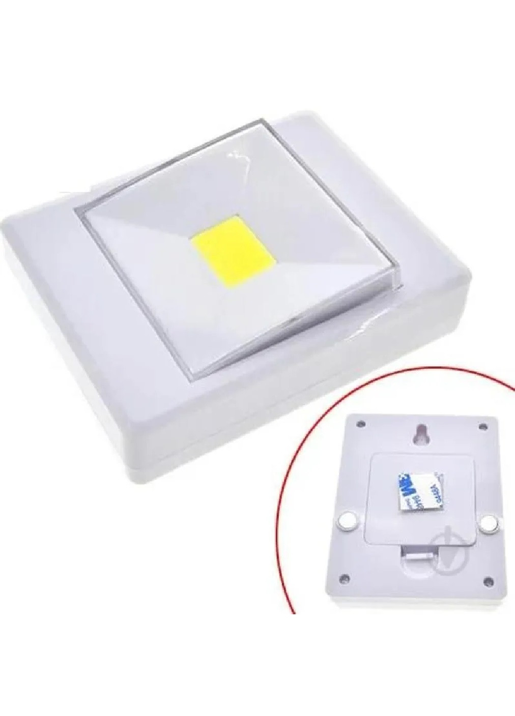 Беспроводной компактный переносной светодиодный LED светильник ночник выключатель настенный (474793-Prob) Unbranded (259771738)