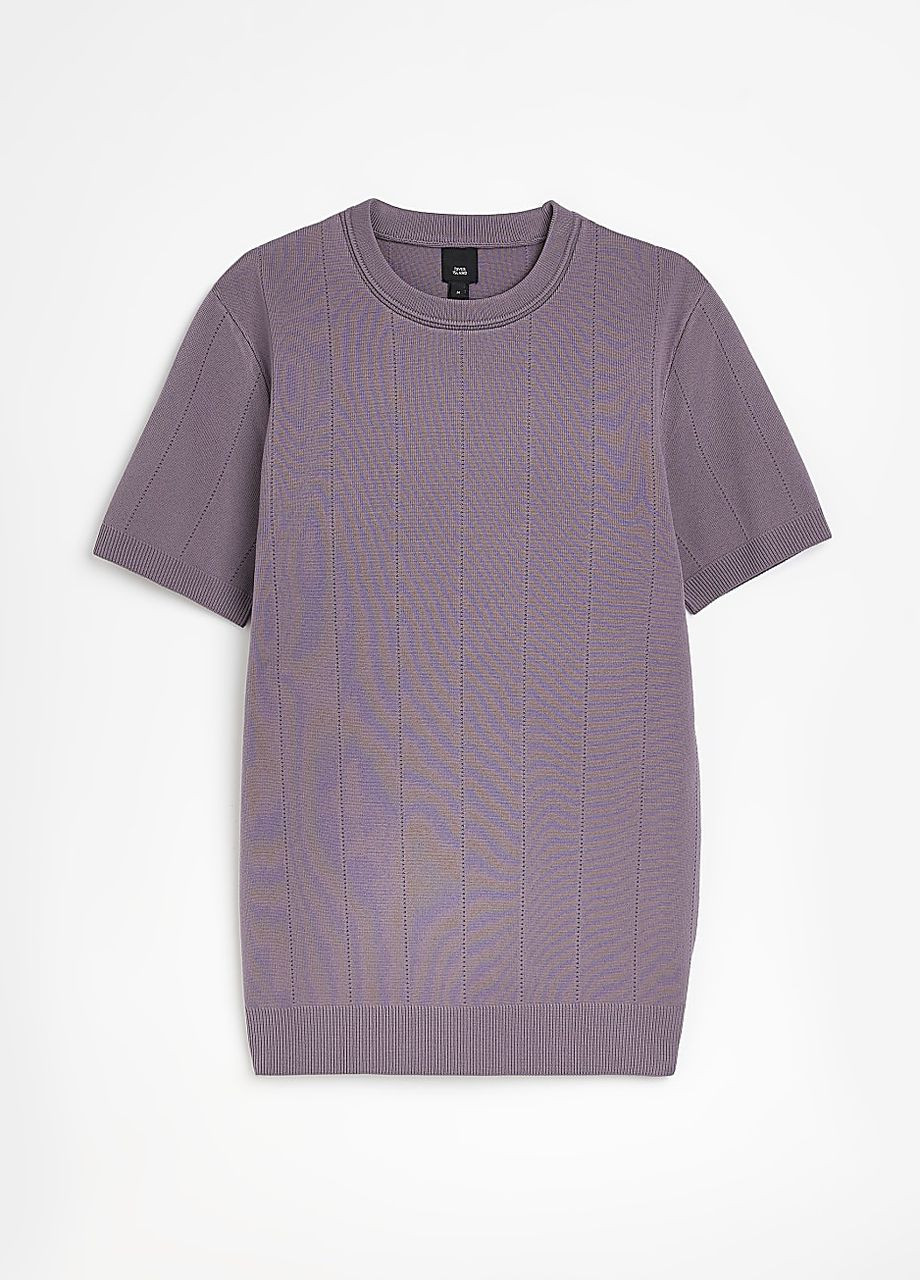 Светло-фиолетовая футболка пл.материал,бледно-фиолетовый, River Island