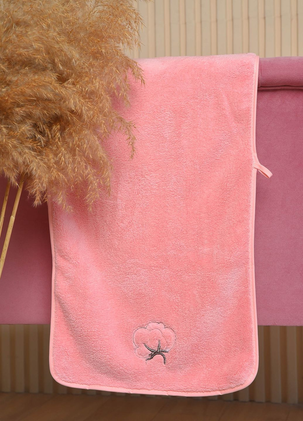Let's Shop рушник кухонний мікрофібра рожевого кольору однотонний рожевий виробництво - Китай