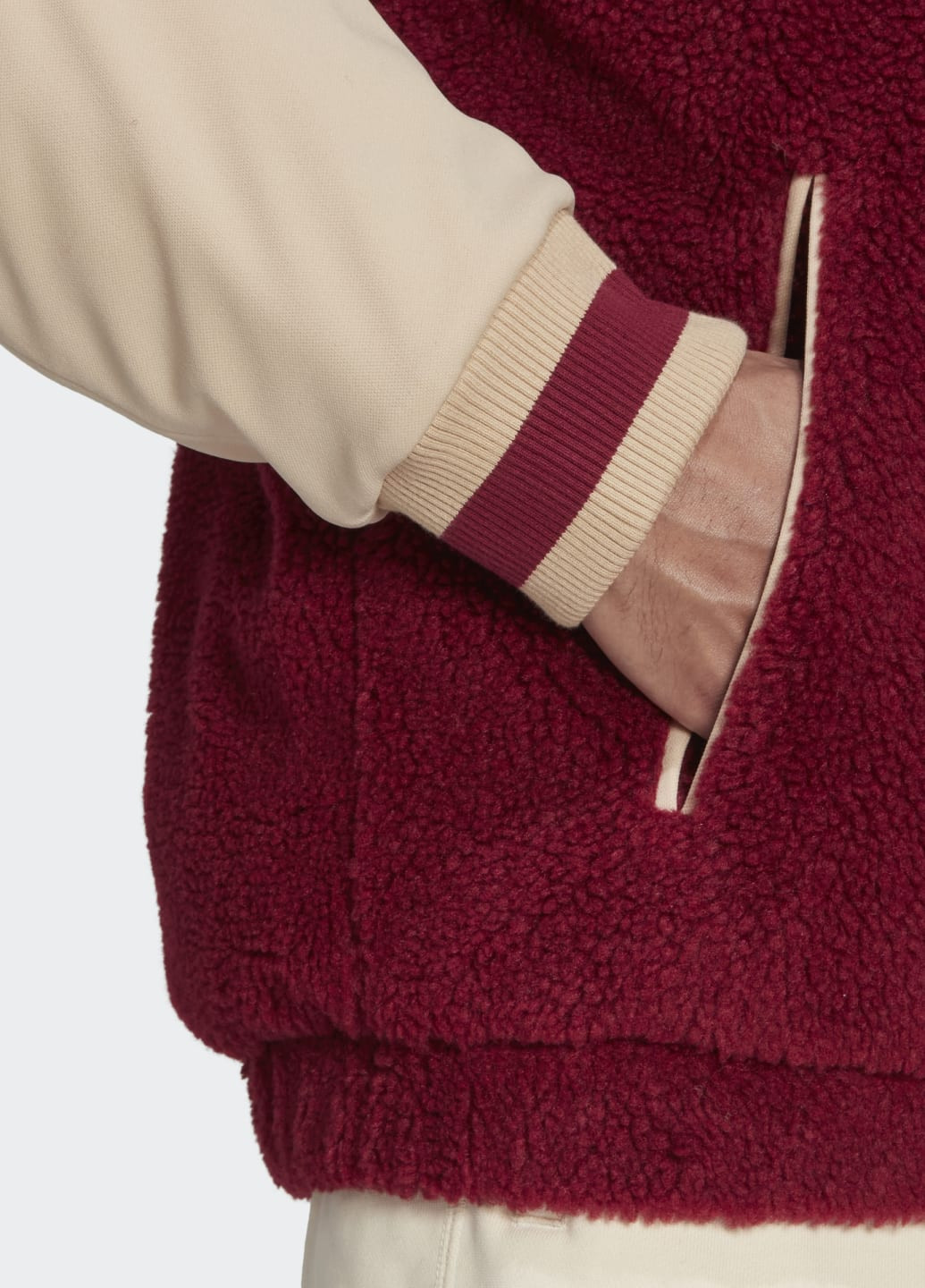 Червона демісезонна куртка varsity jacket adidas