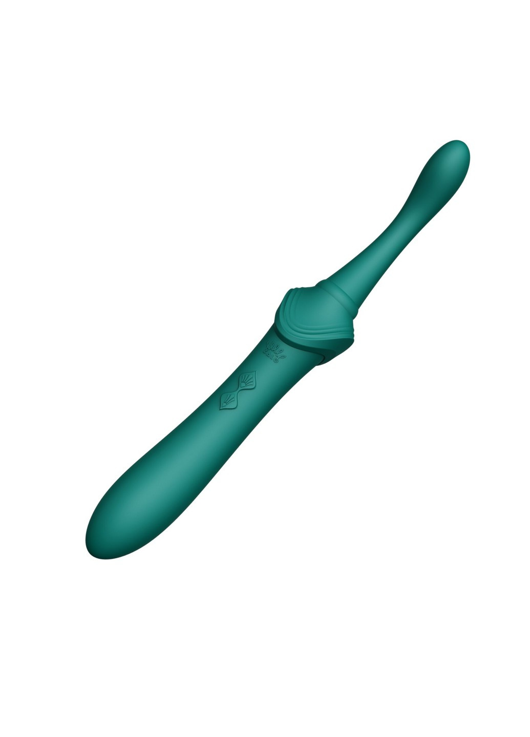Вагинально-клиторальный вибратор — Bess Turquoise Green, многофункциональный с насадками Zalo (258470949)