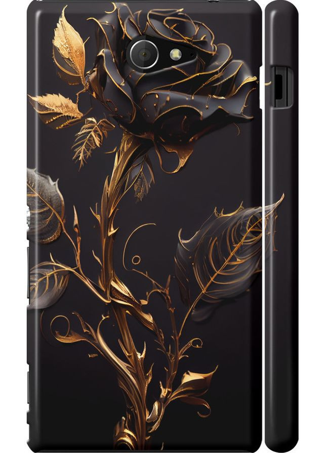 3D пластиковий матовий чохол 'Троянда 3' для Endorphone Sony Xperia M2 D2305 (277753035)