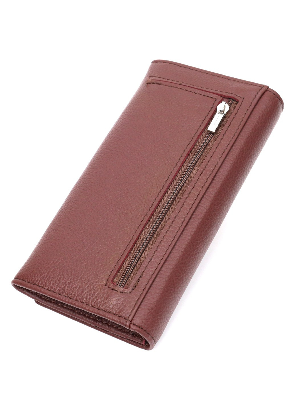 Практичний та жіночний гаманець із натуральної шкіри 19428 Бежевий st leather (276461860)