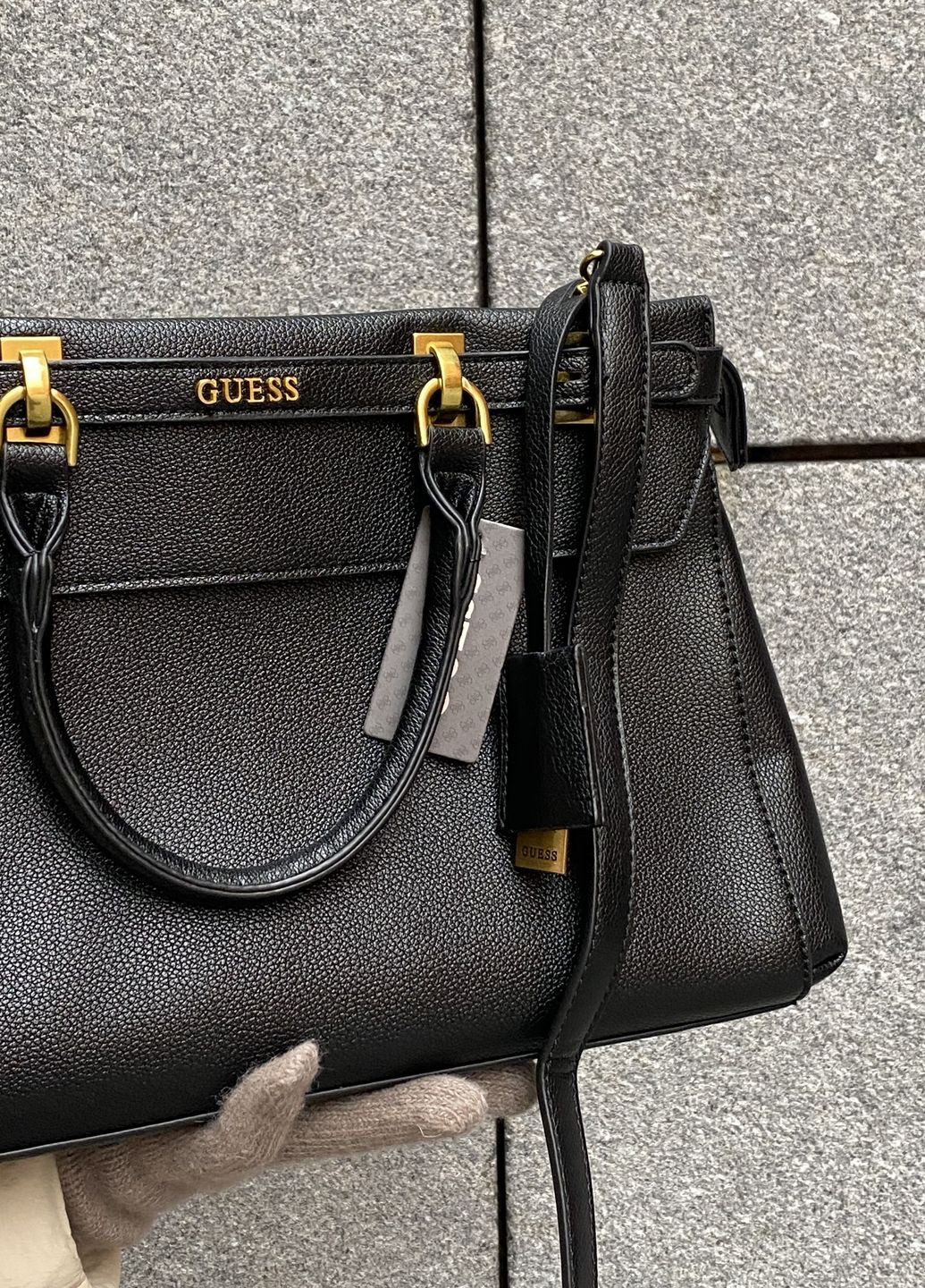 Женская сумка черная Guess (275864277)