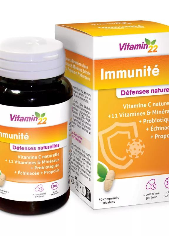VITAMIN’22 ВИТАМИННЫЙ КОМПЛЕКС ИММУНИТЕТ / IMMUNITE, 30 ТАБЛЕТОК Vitamin'22 (271962334)