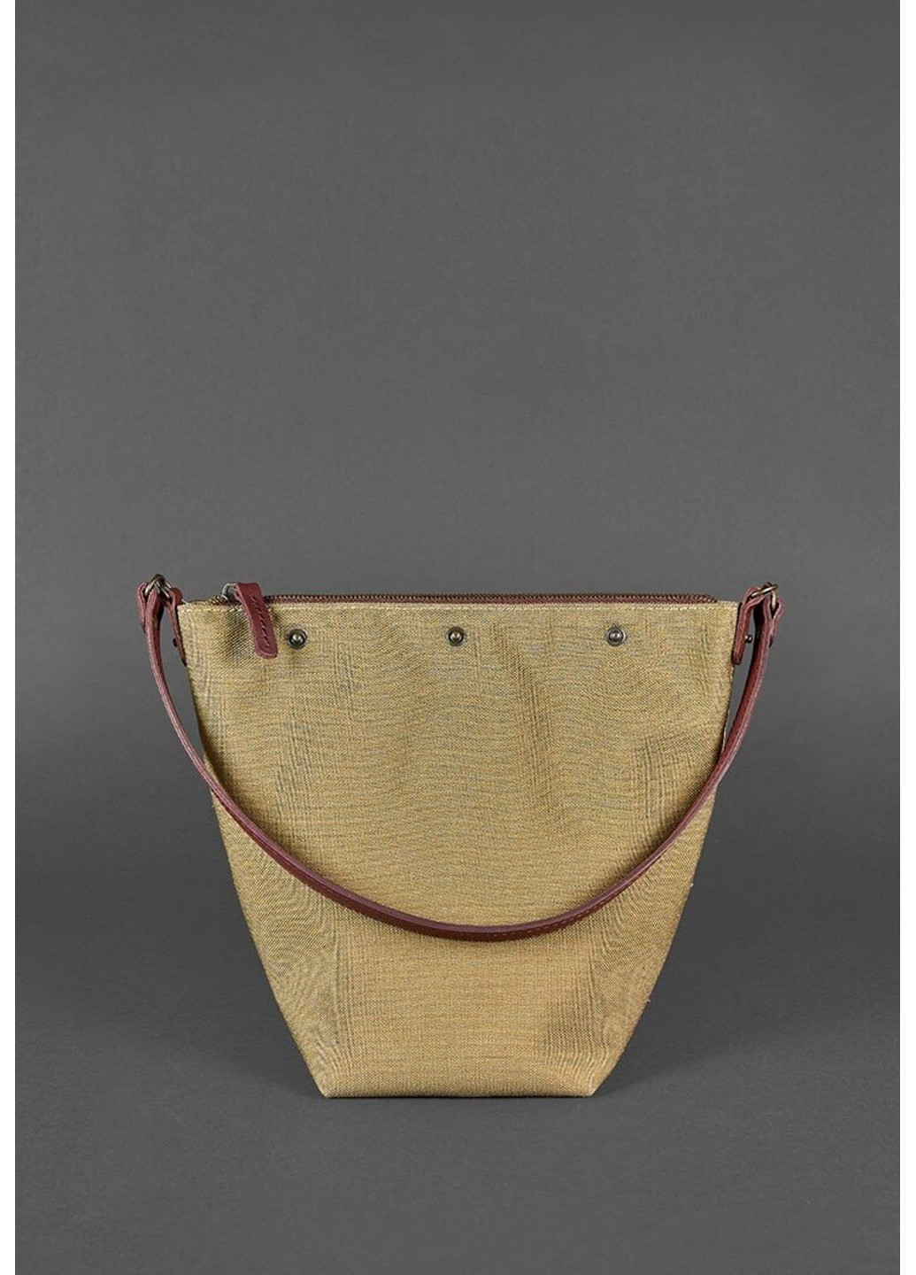 Плетеная сумка из натуральной кожи Пазл бордовая Krast BN-BAG-32-VIN BlankNote (277978052)