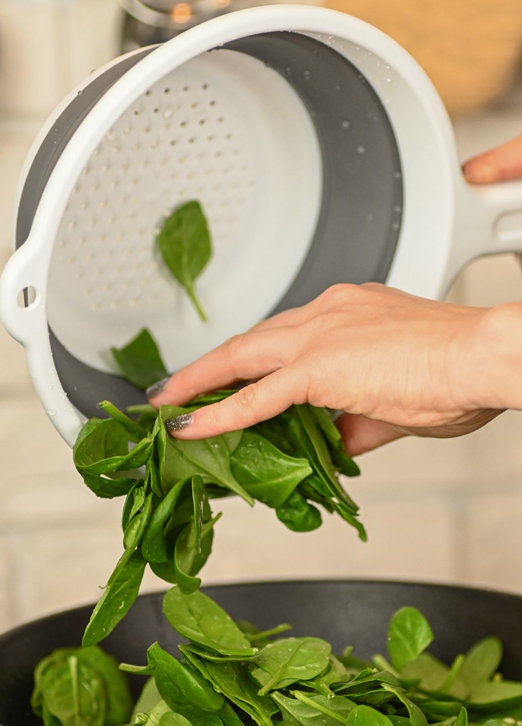 Дуршлаг складной 1500 мл, 33х20х9 см MVM (268378484)