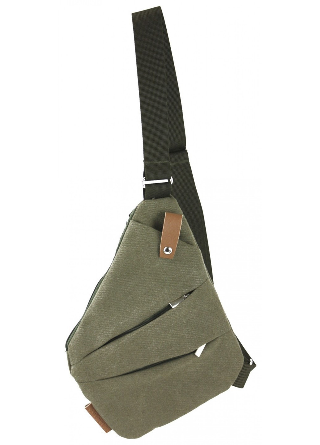 Мужская нагрудная сумка из коттона 1136 хаки Wallaby (268121383)
