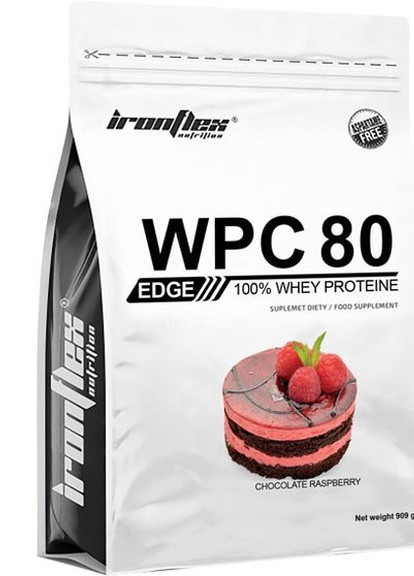WPC 80eu EDGE 900 g /30 servings/ Chocolate Raspberry Ironflex (256726037)