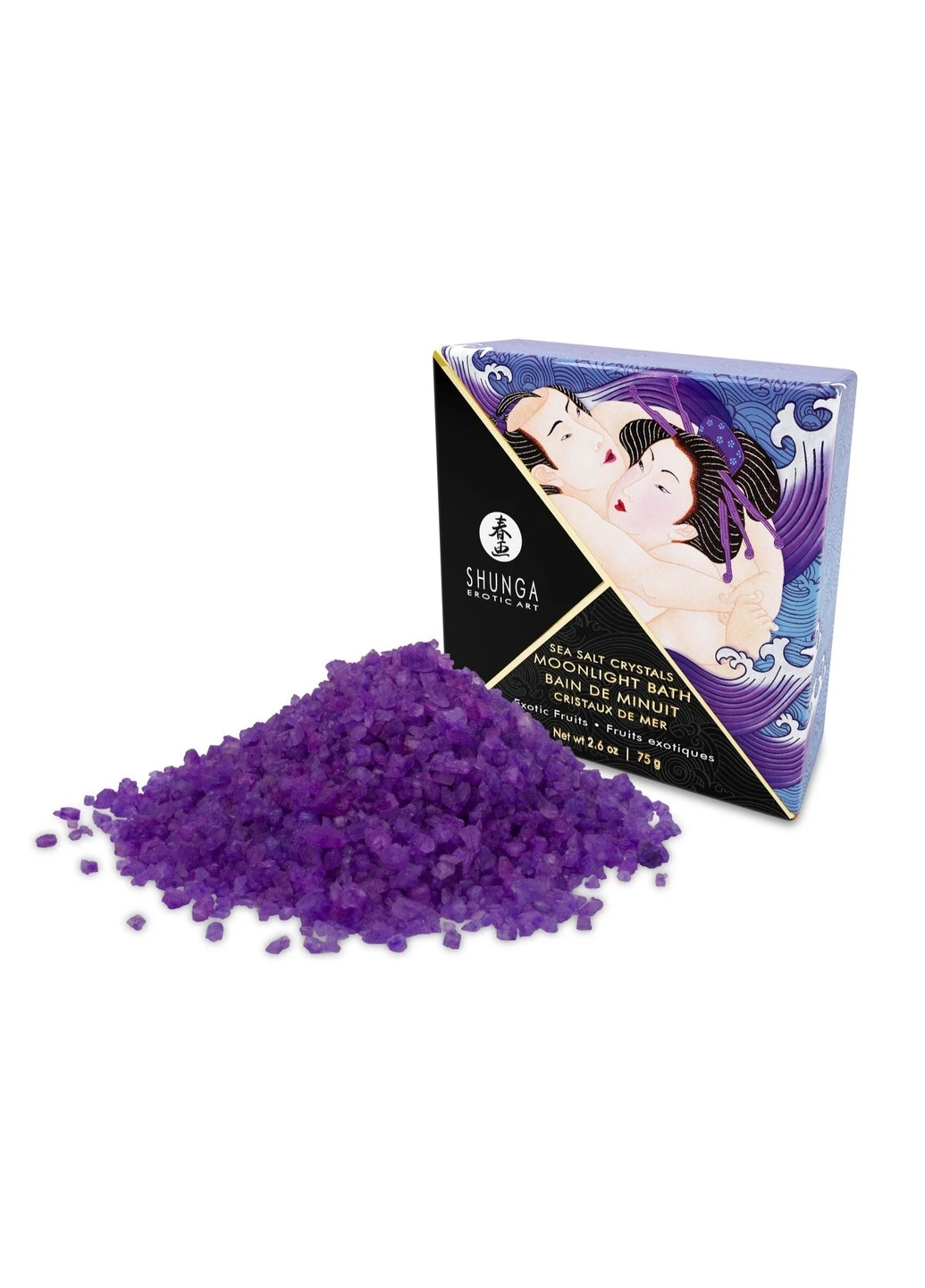 Сіль для ванни Moonlight Bath – Exotic Fruits (75 гр), сіль Мертвого моря, ароматичні олії Shunga (277235899)