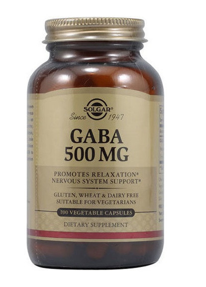 GABA 500 mg 100 Veg Caps Solgar (256720406)