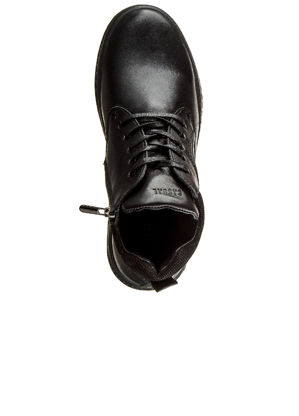 Черные осенние ботинки мужские утепленные Casual