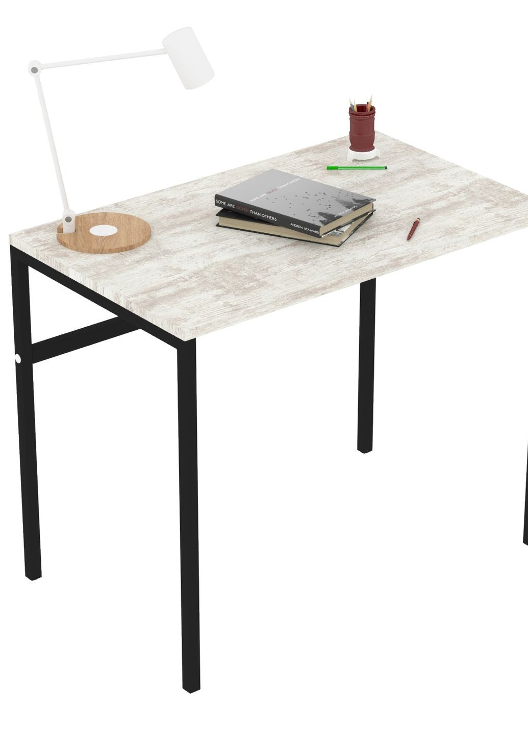 Стіл Vin 02 90х55 см Крафт білий Vian-Dizain (267498807)