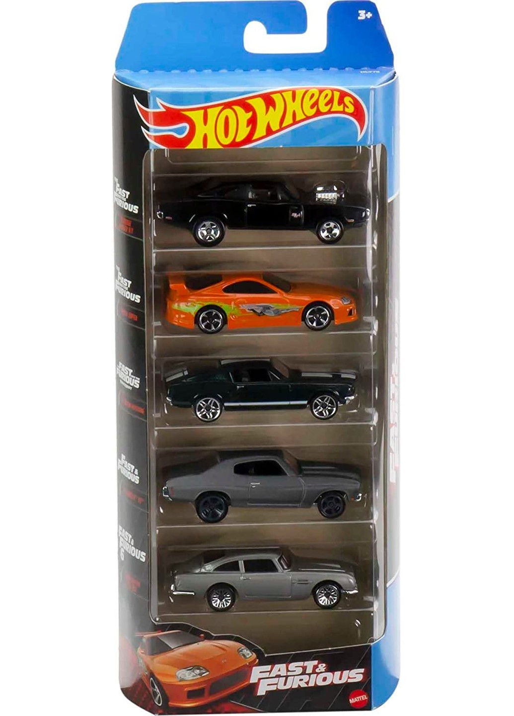 Коллекционный набор машинок Hot Wheels Fast & Furious Форсаж 5 шт. (HND08)  Mattel (258818837) ‣ Купить в интернет-магазине Каста ‣ Киев, Одесса,  Харьков ‣ Доставка по всей Украине! (#258818837)