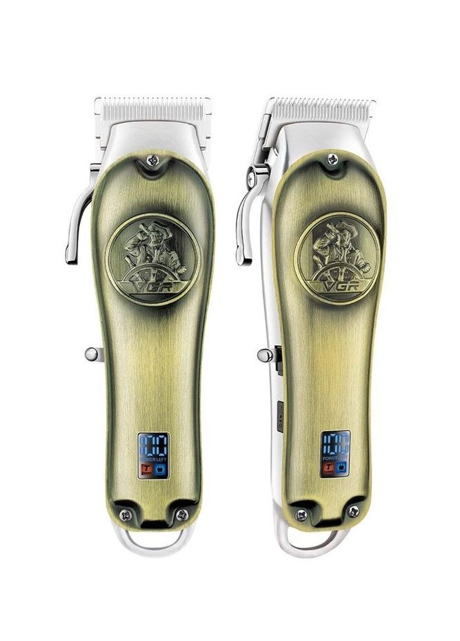 Машинка для стрижки волосся V-658 Salon series акумуляторна бездротова Bronze VGR (276963949)