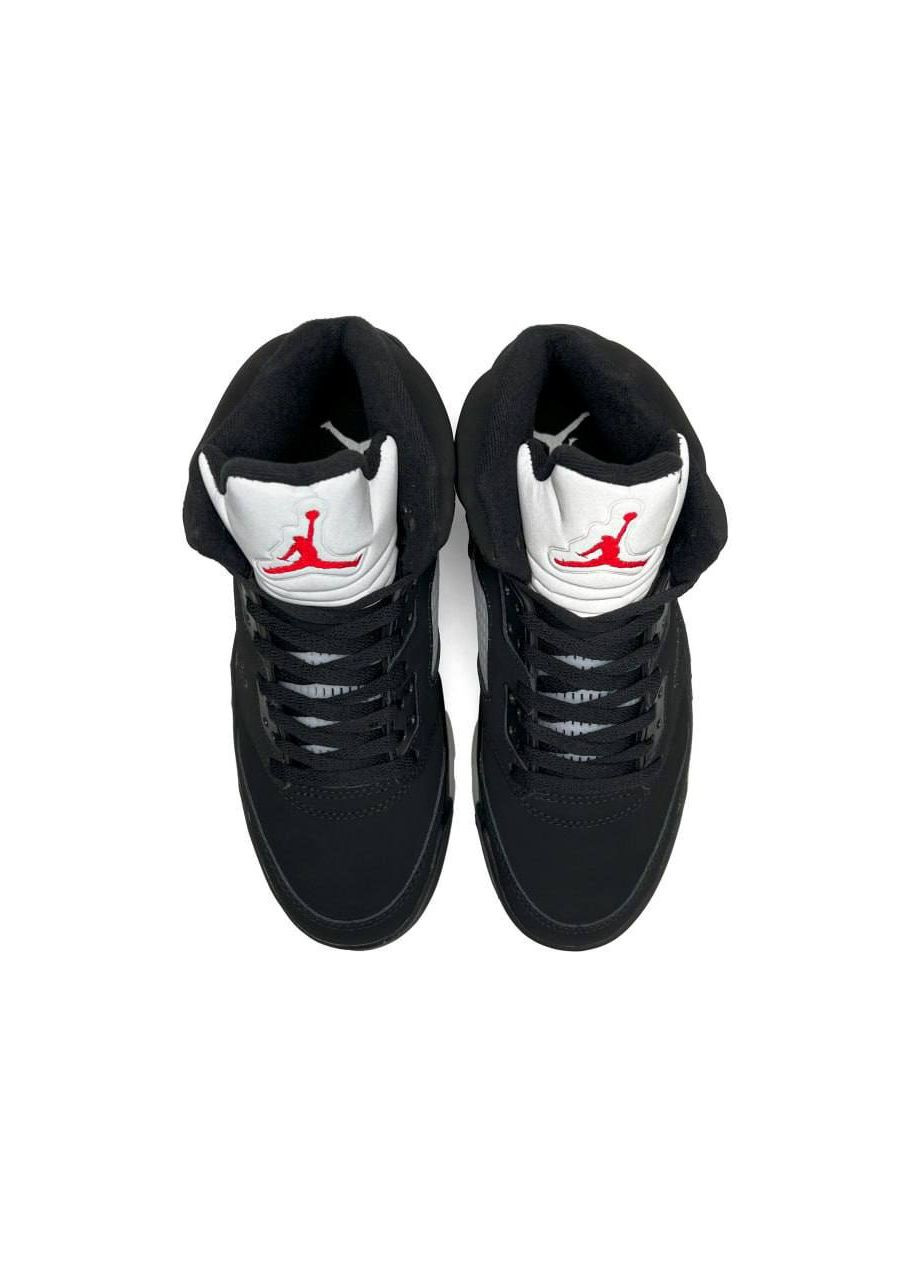 Black discount reflective jordans