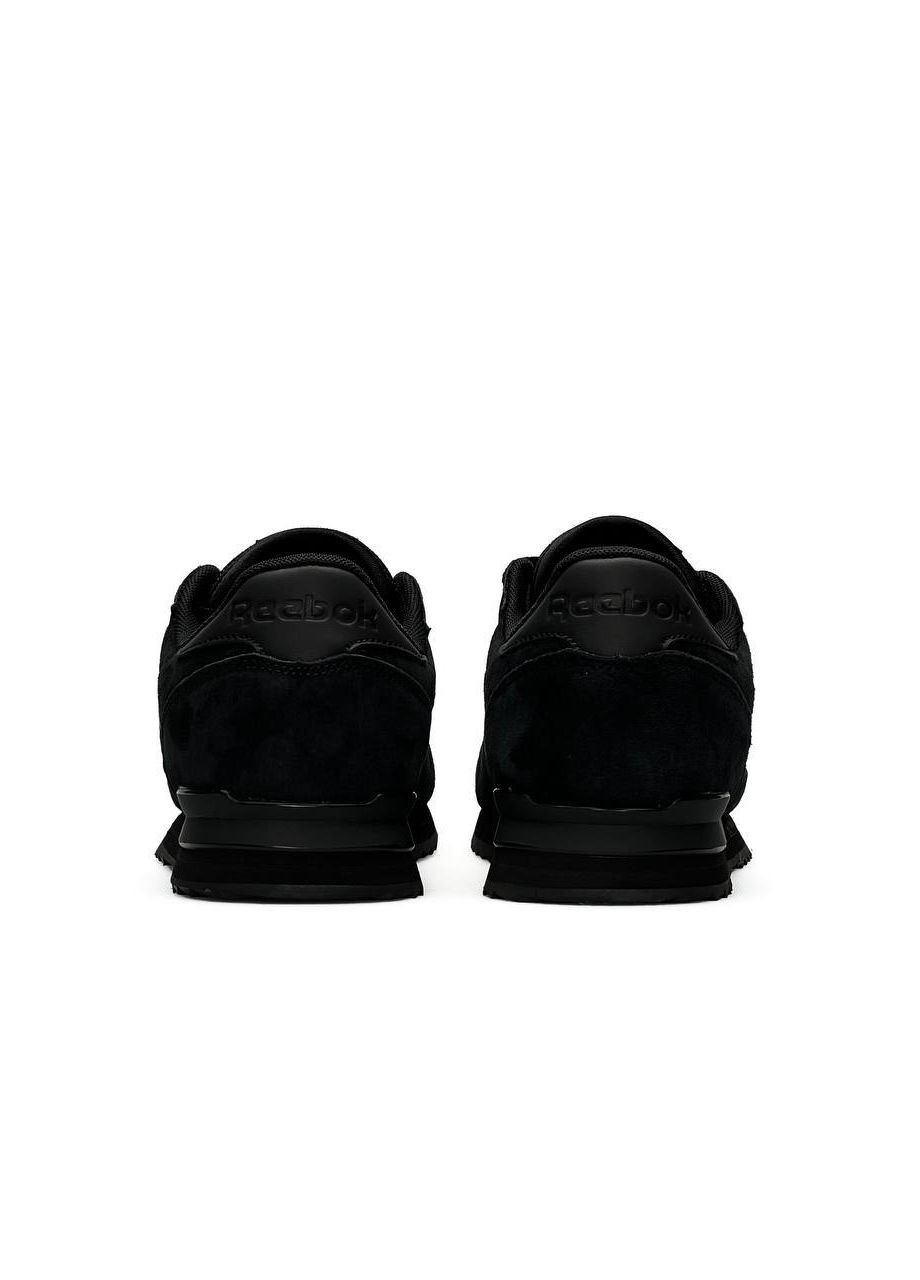 Черные демисезонные кроссовки мужские,вьетнам Reebok Classic M All Black