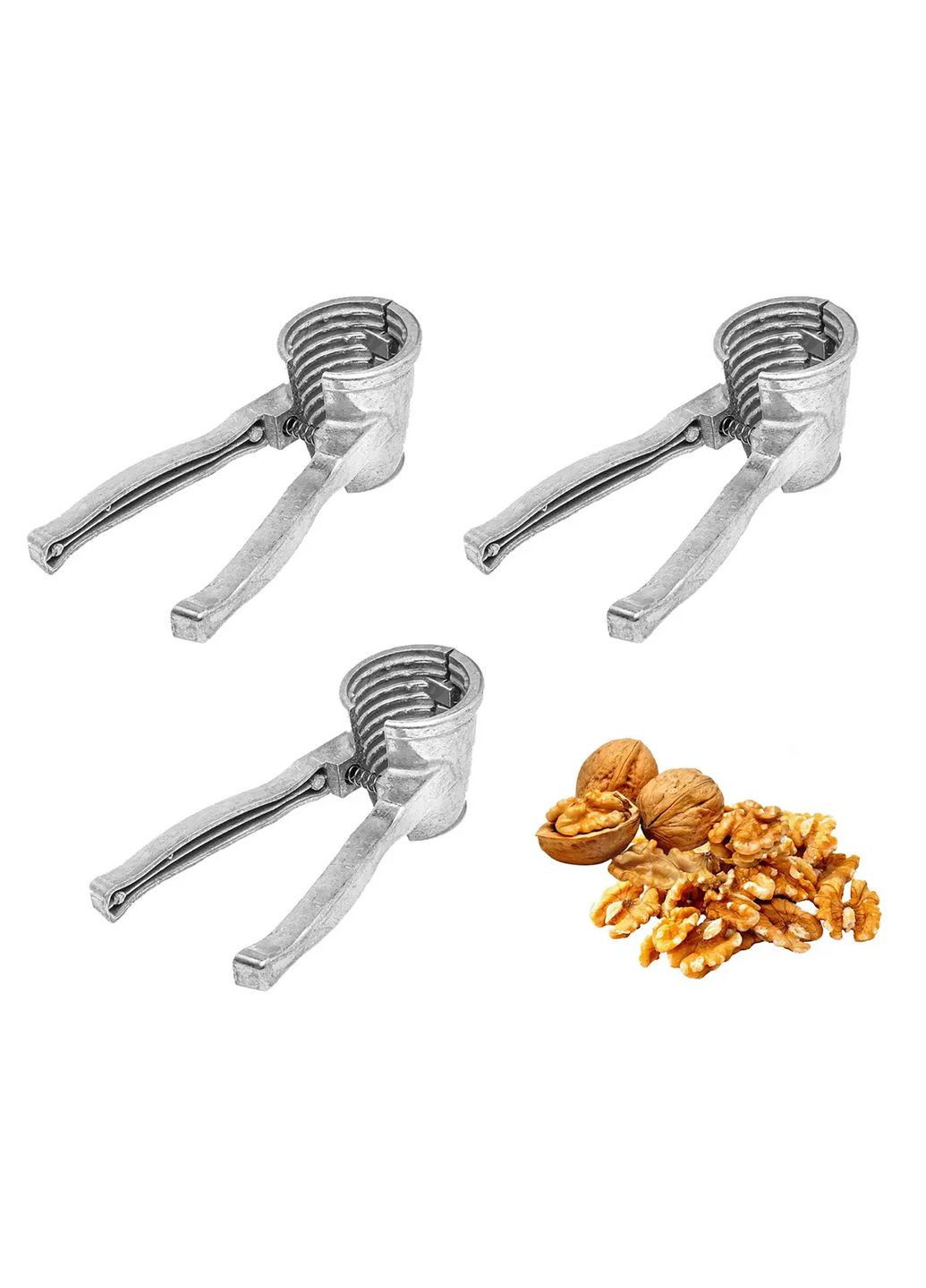 Комплект з 3 конусних металевих міцних горіхоколів 16 см Білка RS (274060158)