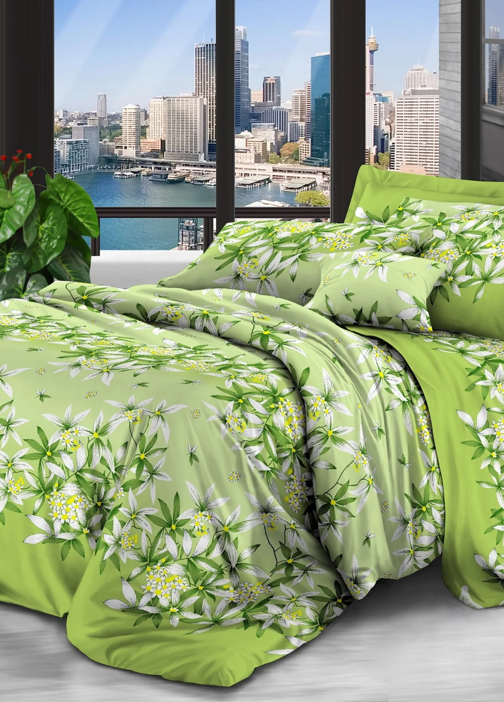 Комплект постельного белья 15-0105 Mangrove Микросатин Premium 220х240 King Size (2200002531313) Mirson (258819966)