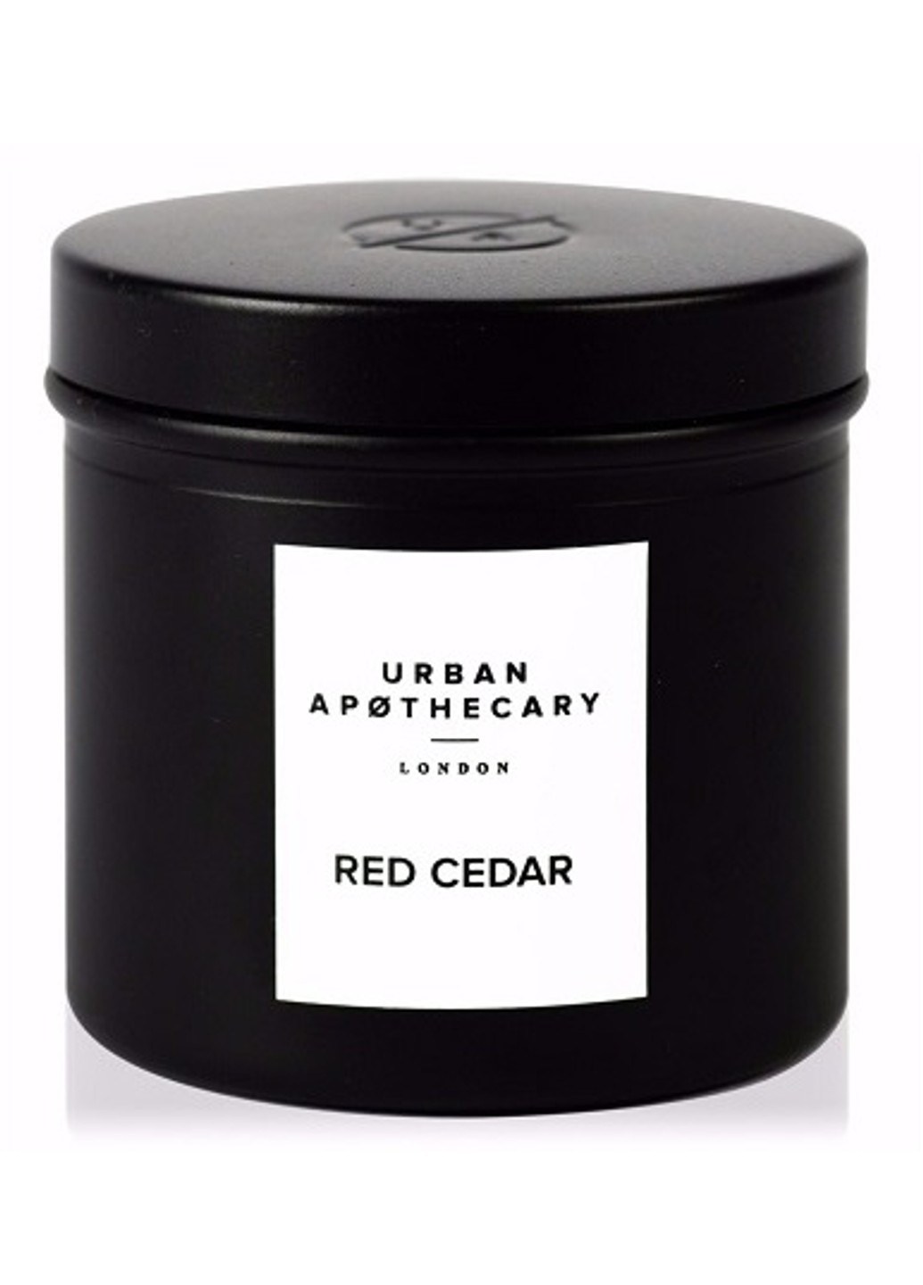 Ароматическая travel свеча с древесно-цитрусовым ароматом Red cedar 175 г Urban Apothecary (258334055)