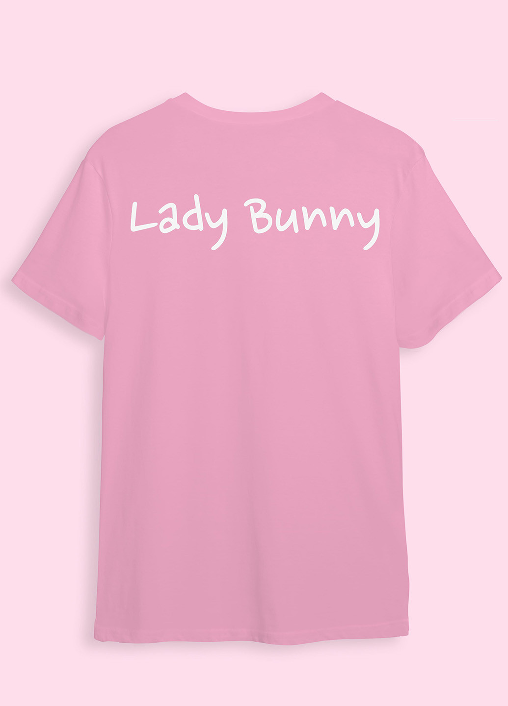 Розовая футболка розовая «bunny №1» Lady Bunny