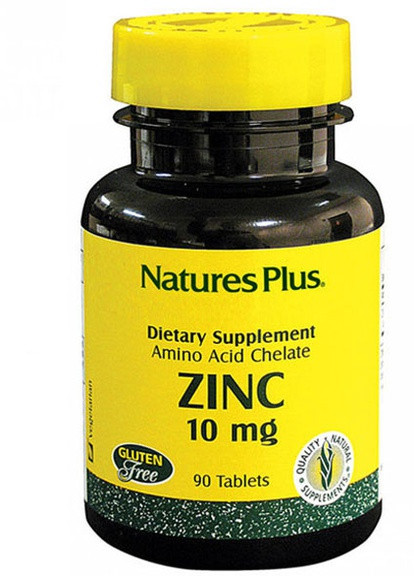 Nature's Plus Zinc 10 mg 90 Tabs Natures Plus (256720830)