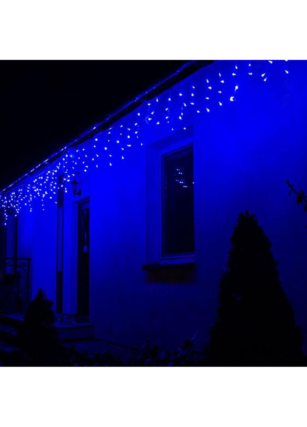 Гірлянда бахрома вулична (зовнішня) 8 м 200 LED CL0202 Blue Springos (258543874)
