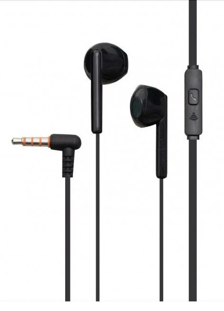 Вакуумні навушники Celebrat з мікрофоном (гарнітура, AUX, 1.2м) - Чорний China g6 (257801073)