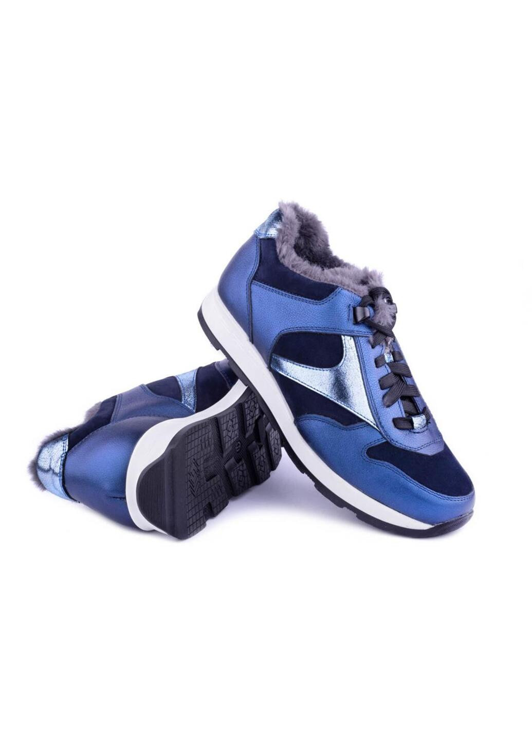 Синій зимовий кросівки жіночі бренду 8500767_(451ш) Mida
