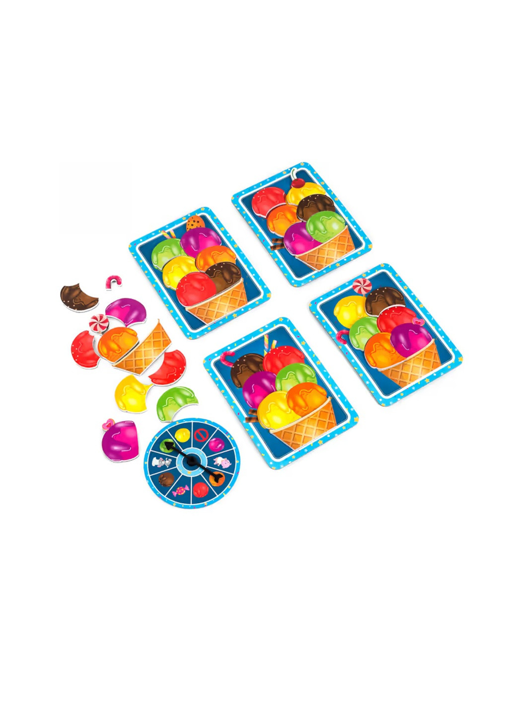 Магнитная игра "Мороженое" цвет разноцветный ЦБ-00125602 Vladi toys (259467267)
