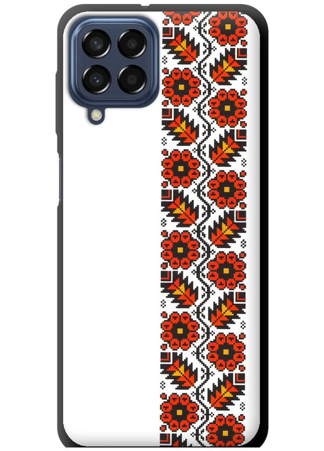 TPU чорний чохол 'Вишиванка 29' для Endorphone Samsung Galaxy M33 M336B (269353383)
